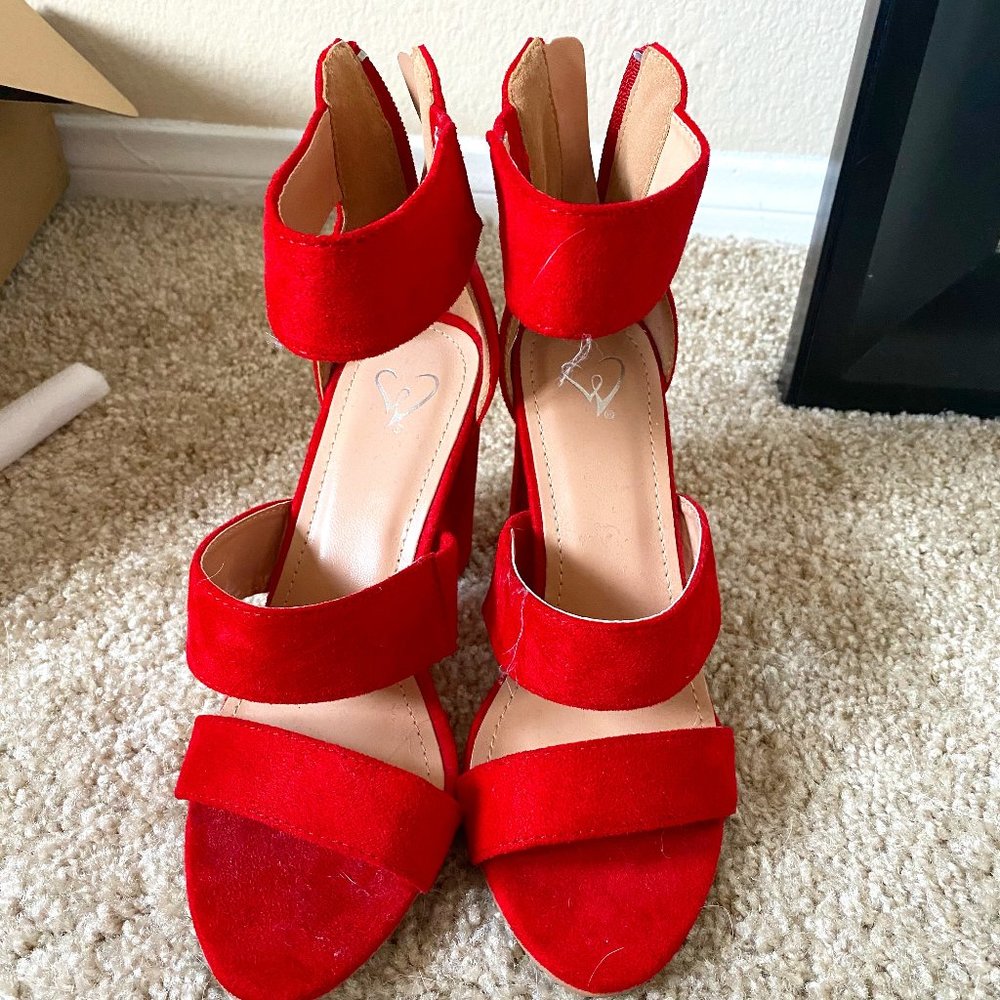 Red Windsor Heels